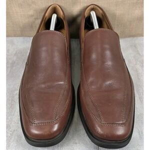 Clarks Collection Tilden Mens 12M Ultimate Comfort Ortholite Brown Loafer Shoes